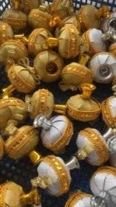 โปรยทานบาตรพระ10ชิ้น(งานริบบิ้น)