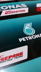 STIKER DECAL SANGKAR KANDANG BURUNG REPLIKA GEPENGAN KOHSAN DIAMOND MOTIF PETRONAS