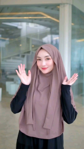 Kulsoem - Khimar French Syari Instan - Jilbab Bergo Premium