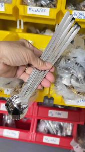 Muỗng Đá Inox 304 Cán Dài 20/24cm - Thìa Đá Chanh Sính Tố Bóng Mịn