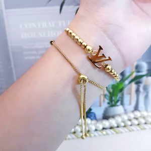 Gelang Titanium Serut Gold Stainless Steel Awet Anti Karat 066aa