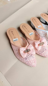 Sandal pesta anak wanita terbaru hak 2 cm 2024