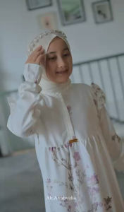 Gamis Anak Perempuan Silk Maxmara Premium / Dress Lebaran Terbaru 2025