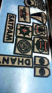 atribut security.bordir timbulatribut satpam