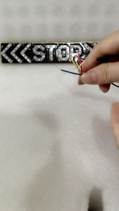 Lampu Rem Logo STOP Motor Mobil DC 12V - Lampu StopRem Plus Sein Kiri Kanan Harga 1 Biji