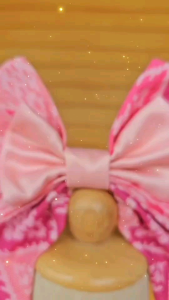 ชุดไทยปีกเสื้อทูโทนแต่งแขนระบายลูกไม้ ตกแต่งโบว์  +กิ๊บโบว์เข้าเซ็ท