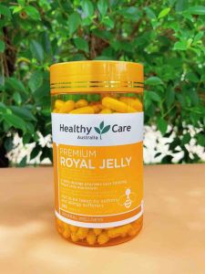 Exp.2027 Healthy Care นมผึ้งออสเตรเลีย รอยัลเยลลี่ 1000mg นมผึ้ง ผิวใส หลับลึก อ่อนเยาว์