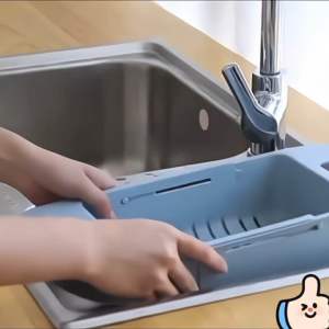 Kitchen Retractable Sink Strainer Dish Drainer Rack Dish Drying Rack Dish Rack Sink Rack Sink Drainer Sink Basket