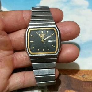 Đồng hồ Seiko 5 tivi thủy vàng automatic 7009 6309 zin cổ