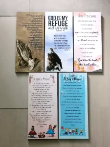 MDF Wooden Wall Plaque * 18cm x 40cm * Matt Finishing with Hook Hanger * Christian Gift * Chosen Treasure