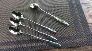 SCHULTER-UFER - Combo 04 Muỗng Cafe Dài Thon Inox Sus304 Cao Cấp