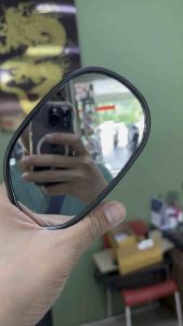 กระจกมอไซค์ ใส่ตระกูลฮอนด้า w110 w100 w125เก่า click ได้หมด ยี่ห้อSR กล่องน้ำตาล