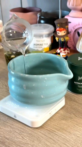 Chawan+Chawan holder| ชุดชงชา|อุปกรณชงชา|ชงชาให้มีความสุขนะคะ