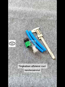 Konektor Hijau Hitam Untuk Selang Inlet Jet Cleaner | Quick Connector Hose | 1/2" - 5/8"