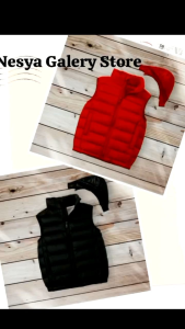 Rompi Quilt Pria Dewasa Atasan Hoodie Tropic Windblock Tebal Casual Aweater