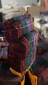 ถุงมือไนล่อนครึ่งแขน โหลล่ะ 120 บ.ใช้ใส่ป้องกันการเกิดอุบัติเหตุจากการทำงาน