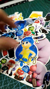 inside out Vinyl Waterproof Sticker  3INCHES 10pcs random designs