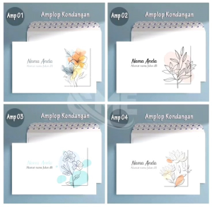Amplop Kondangan & Sumbangan: Cetak Nama & Custom