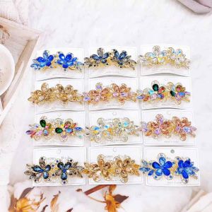 Kẹp tóc đính đá pha lê cao cấp sáng lấp lánh