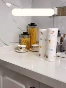 Cuộn Giấy Lau Đa Năng Vải Không Dệt Khăn giấy lau bếp-Cuộn giấy lau có thể giặt tái sử dụng được tiện lợi