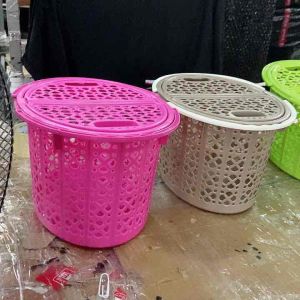UniGlobal Mini Basket Organizer Tiny Basket Cute Basket Round Basket Space Saver With Handle