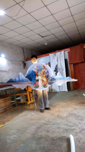 Tranh Công Giáo Tráng Gương Cao Cấp - Treo phòng khách sang trọng