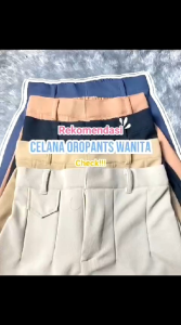 Basic Oro Pants Knit Celana Wanita Terbaru Ukuran MLXLXXL Oro Pants Knit Highwaist Terbaru Bahan Knit Japan Premium