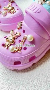 Sandal Baim Anak Jibbitz Rantai Sandal Anak Perempuan Terbaru Karet Jelly Elastis Nyaman