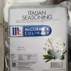 McCormick Italian Seasoning 500g - Italian herbs blend - Cooking spice - Silver pouch - Food staple