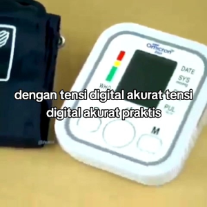 tensimeter digital alat pengukur tekanan darah dual power dengan suara