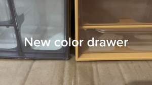 READY STOCK 3/4/6 Slot Drawer Stationery Desktop Organizer Fancy Sanrio Stackable Multi-Function