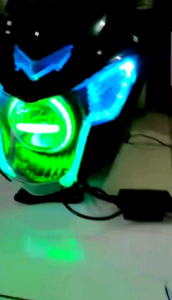 PROJIE SATRIA FU FI INJEKSI /ALIS RUNNING RGB REMOT/ SATRIA FU 150 FI / KEDOK BATOK REFLEKTOR LAMPU DEPAN SATRIA FU 150 FI F1