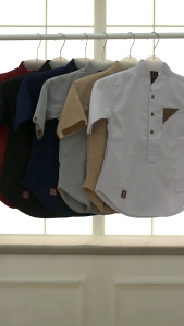 Baju Muslim Koko Kurta Pakistan Anak Laki-laki Murah Bandung Alfaruq Kids Hitam