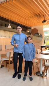 Baju koko coupel anak ayah anak ayah terbaru 2025