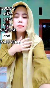 NABILLA GAMIS POLOS MAYUNG RAYON VISCOSE -JUMBO