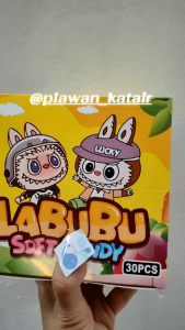 💢30ชิ้น 💢 เยลลี่ลูกตาคู่ L A B U B U🤎 คละสี รสผลไม้รวม🌈 มีหลายลาย ด้านในขนมเหมือนกัน คละแบบคละลาย