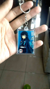 Gantungan Kunci Motif Anime Kimetsu No Yaiba Untuk Kunci Motor & Mobil