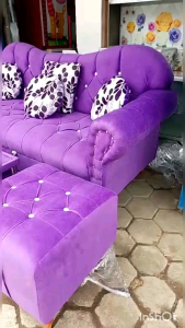 Sofa Tamu 311 +Meja Bahan Kain Midli /trinityjayafurniture