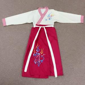 READY STOCK Kids Children Ancient Chinese Han Costume Chinese Traditional Costume Pakaian Tradisi Cina 男女童中国装汉服唐装hanfuin Hanfu Dress with Mandarin Collar and Long Sleeves for Women