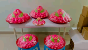 【Special Bun 特色包点】 Longevity Peach Lotus Paste Birthday Bun 岁岁平安子母寿桃包
