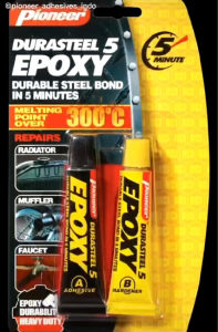 Lem Durasteel Pioneer Epoxy 35gr & 15gr: Tahan Panas Sampai 300°C