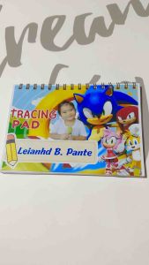 PERSONALIZED TRACING PAD HIGH QUALITY PRINT FOR KIDS RING BINDED| 70 pages each pad|giveaways