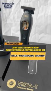 TUFT Pro Vector Motor 2882 Clipper & 2881i Vista Trimmer with Intuitive Torque Control Combo Set