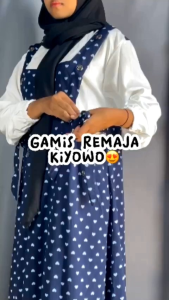 Gamis meyra Motif /gamis CASSUAL cantik/gamis murah modern
