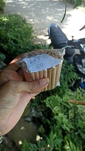 plikur dowel kayu 6mm 6x80mm pen paku kayu dowel sambung papan dan kunci purus bobok isi 50pcs murah ujung lancip 8cm