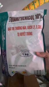 THIAMPHENICOL 10%(100g) sakan thương hàn bạch lỵ tụ huyết trùng cho vật nuôi