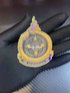 镭射彩虹3D立体Phro Phrom 四面佛贴纸Stiker Laser Multicolor Logo 3D Phra Phrom Jenis Plain Holo