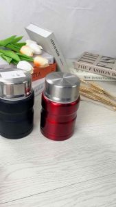 不锈钢焖烧杯 (500ml) Stainless Steel Stewing Cup 😍新便携焖烧罐 ✨不锈钢带勺小容量装粥的杯子❤女上班保温壶饭盒桶闷烧杯😍 🌹12小时超长保温❤