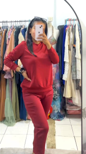 Penjualan Setelan Maron Kode 0050