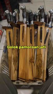 GOLOK BAJA PER ASLI // PAMOROAN JATI PB 40cm spek multifungsi